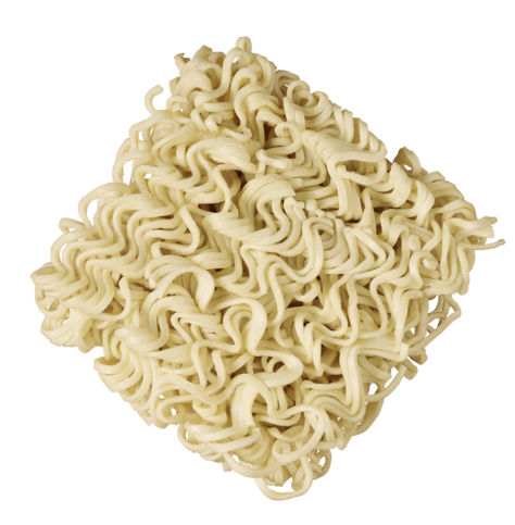 Nudelkuchen der Mie-Noodles ohne Ei.